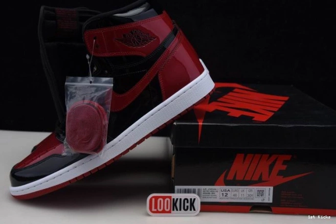 555088-063 Patent Jordan Bred OG 1 Air High 0731
